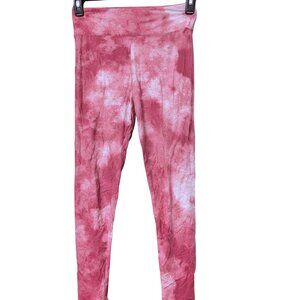 LuLaRoe One Size Leggings Pink Tie Dye Print Buttery Soft OS